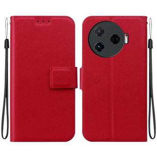 For Tecno Camon 30 4G / 5G Ultra-thin Voltage Magnetic Buckle Leather Phone Case(Red)