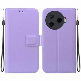 For Tecno Camon 30 4G / 5G Ultra-thin Voltage Magnetic Buckle Leather Phone Case(Purple)