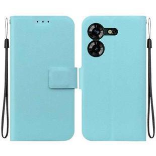 For Tecno Pova 5 Ultra-thin Voltage Magnetic Buckle Leather Phone Case(Green)