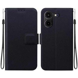 For Tecno Pova 5 Pro Ultra-thin Voltage Magnetic Buckle Leather Phone Case(Black)