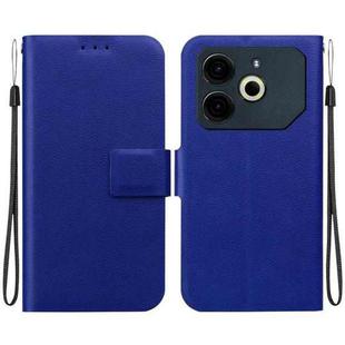 For Tecno Pova 6 Neo Ultra-thin Voltage Magnetic Buckle Leather Phone Case(Blue)