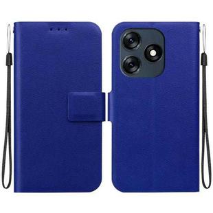 For Tecno Spark 10 4G / Spark 10C Ultra-thin Voltage Magnetic Buckle Leather Phone Case(Blue)