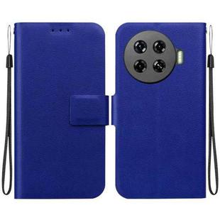 For Tecno Spark 20 Pro+ Ultra-thin Voltage Magnetic Buckle Leather Phone Case(Blue)