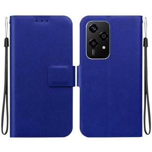 For Honor 200 Lite Global Ultra-thin Voltage Magnetic Buckle Leather Phone Case(Blue)