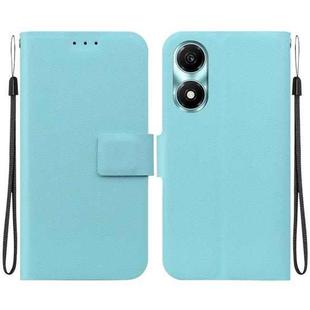 For Honor X5 Plus / Play 40C Ultra-thin Voltage Magnetic Buckle Leather Phone Case(Green)