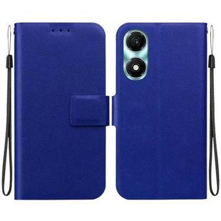 For Honor X5 Plus / Play 40C Ultra-thin Voltage Magnetic Buckle Leather Phone Case(Blue)