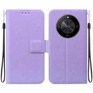 For Honor X9b / Magic6 Lite Ultra-thin Voltage Magnetic Buckle Leather Phone Case(Purple)