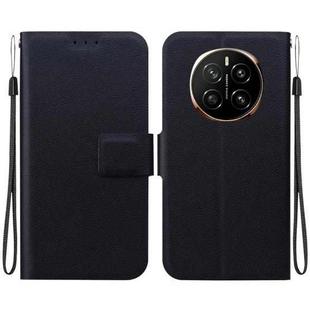 For Honor Magic7 Ultra-thin Voltage Magnetic Buckle Leather Phone Case(Black)