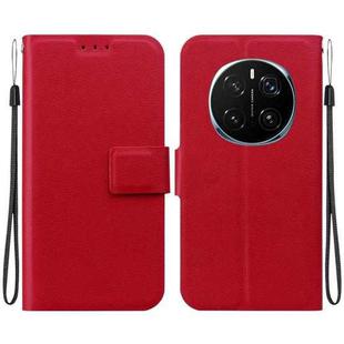 For Honor Magic7 Pro Ultra-thin Voltage Magnetic Buckle Leather Phone Case(Red)