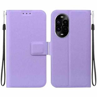 For Huawei nova 13 Pro Ultra-thin Voltage Magnetic Buckle Leather Phone Case(Purple)