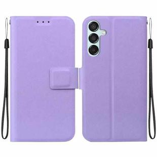 For Samsung Galaxy M15 / F15 Ultra-thin Voltage Magnetic Buckle Leather Phone Case(Purple)