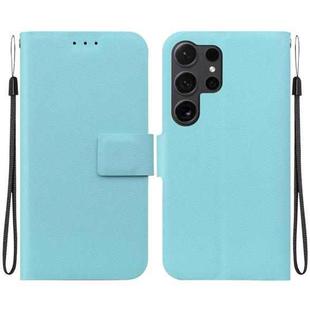 For Samsung Galaxy S25 Ultra 5G Ultra-thin Voltage Magnetic Buckle Leather Phone Case(Green)