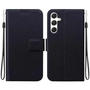 For Samsung Galaxy S24 5G Ultra-thin Voltage Magnetic Buckle Leather Phone Case(Black)