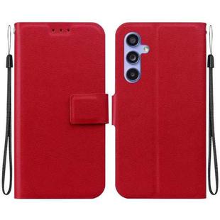 For Samsung Galaxy S23 FE 5G Ultra-thin Voltage Magnetic Buckle Leather Phone Case(Red)