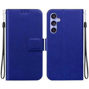 For Samsung Galaxy S23 FE 5G Ultra-thin Voltage Magnetic Buckle Leather Phone Case(Blue)