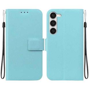 For Samsung Galaxy S23+ 5G Ultra-thin Voltage Magnetic Buckle Leather Phone Case(Green)