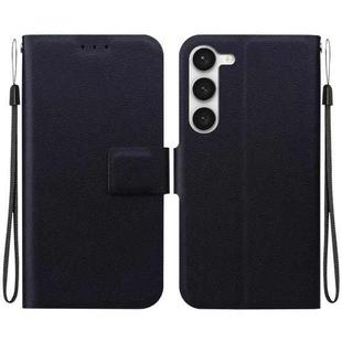 For Samsung Galaxy S23 5G Ultra-thin Voltage Magnetic Buckle Leather Phone Case(Black)