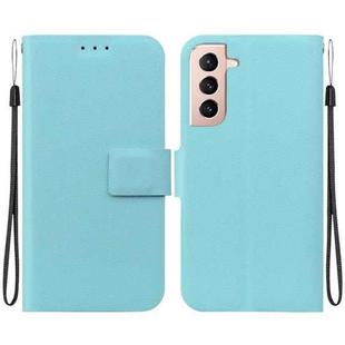 For Samsung Galaxy S21+ 5G Ultra-thin Voltage Magnetic Buckle Leather Phone Case(Green)