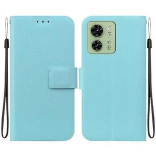 For Motorola Edge 40 Ultra-thin Voltage Magnetic Buckle Leather Phone Case(Green)