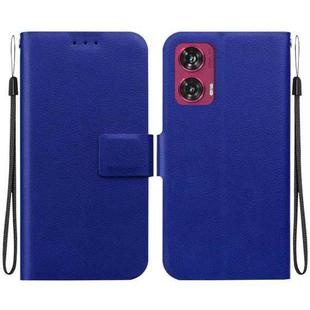 For Motorola Edge 50 Ultra Ultra-thin Voltage Magnetic Buckle Leather Phone Case(Blue)