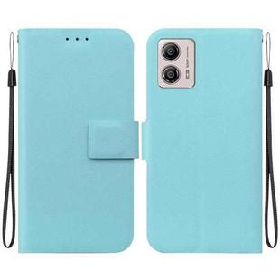 For Motorola Moto G13 / G23 / G53 5G Ultra-thin Voltage Magnetic Buckle Leather Phone Case(Green)