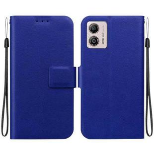 For Motorola Moto G13 / G23 / G53 5G Ultra-thin Voltage Magnetic Buckle Leather Phone Case(Blue)