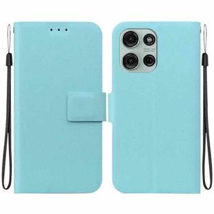 For Motorola Moto G75 5G Ultra-thin Voltage Magnetic Buckle Leather Phone Case(Green)