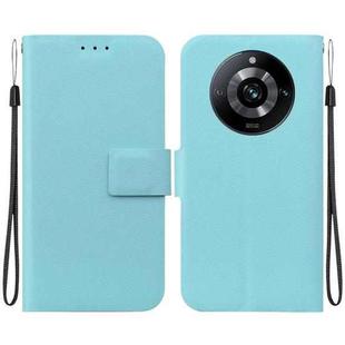 For Realme 11 Pro / 11 Pro+ Ultra-thin Voltage Magnetic Buckle Leather Phone Case(Green)