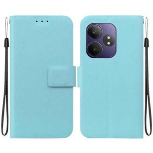 For Realme GT Neo6 / GT Neo6 SE / GT 6 Ultra-thin Voltage Magnetic Buckle Leather Phone Case(Green)