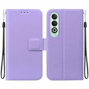 For OPPO K12 Ultra-thin Voltage Magnetic Buckle Leather Phone Case(Purple)