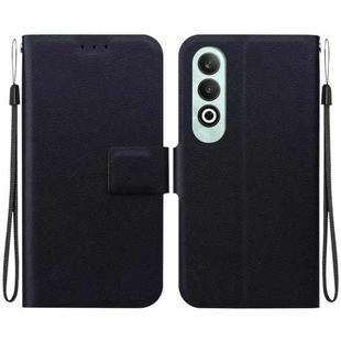 For OPPO K12 Ultra-thin Voltage Magnetic Buckle Leather Phone Case(Black)