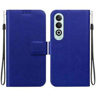 For OPPO K12 Ultra-thin Voltage Magnetic Buckle Leather Phone Case(Blue)