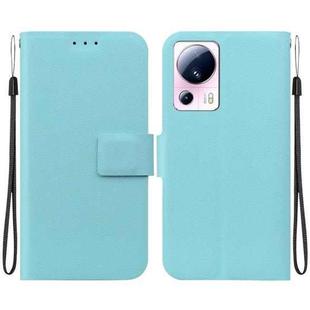 For Xiaomi 13 Lite / Xiaomi Civi 2 Ultra-thin Voltage Magnetic Buckle Leather Phone Case(Green)