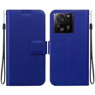 For Xiaomi 13T / 13T Pro / K60 Ultra Ultra-thin Voltage Magnetic Buckle Leather Phone Case(Blue)