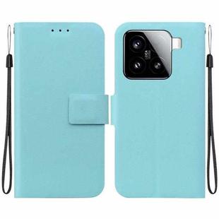 For Xiaomi 15 Ultra-thin Voltage Magnetic Buckle Leather Phone Case(Green)