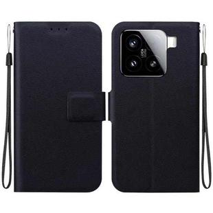 For Xiaomi 15 Ultra-thin Voltage Magnetic Buckle Leather Phone Case(Black)