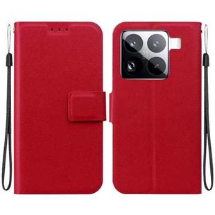 For Xiaomi 15 Pro Ultra-thin Voltage Magnetic Buckle Leather Phone Case(Red)
