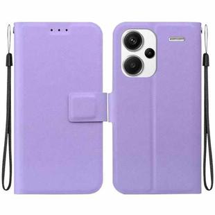 For Redmi Note 13 Pro+ Ultra-thin Voltage Magnetic Buckle Leather Phone Case(Purple)