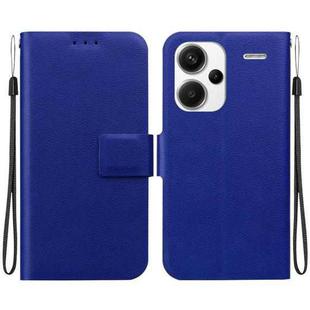 For Redmi Note 13 Pro+ Ultra-thin Voltage Magnetic Buckle Leather Phone Case(Blue)