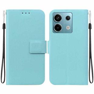 For Redmi Note 13 Pro 5G / Poco X6 Global Ultra-thin Voltage Magnetic Buckle Leather Phone Case(Green)