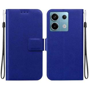 For Redmi Note 13 Pro 5G / Poco X6 Global Ultra-thin Voltage Magnetic Buckle Leather Phone Case(Blue)