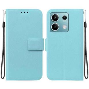 For Redmi Note 13 5G Ultra-thin Voltage Magnetic Buckle Leather Phone Case(Green)