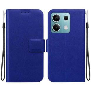 For Redmi Note 13 5G Ultra-thin Voltage Magnetic Buckle Leather Phone Case(Blue)