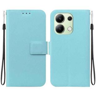 For Redmi Note 13 4G Global Ultra-thin Voltage Magnetic Buckle Leather Phone Case(Green)