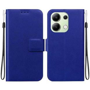 For Redmi Note 13 4G Global Ultra-thin Voltage Magnetic Buckle Leather Phone Case(Blue)