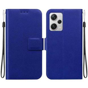 For Redmi Note 12 Pro+ Global Ultra-thin Voltage Magnetic Buckle Leather Phone Case(Blue)