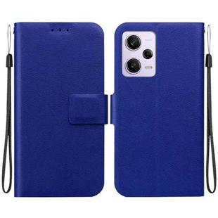 For Redmi Note 12 Pro 5G Global Ultra-thin Voltage Magnetic Buckle Leather Phone Case(Blue)