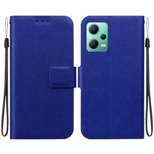 For Redmi Note 12 5G Global / Poco X5 Ultra-thin Voltage Magnetic Buckle Leather Phone Case(Blue)