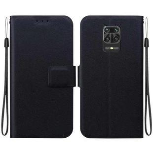 For Redmi Note 10 Lite Ultra-thin Voltage Magnetic Buckle Leather Phone Case(Black)