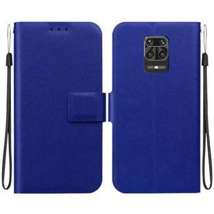 For Redmi Note 10 Lite Ultra-thin Voltage Magnetic Buckle Leather Phone Case(Blue)